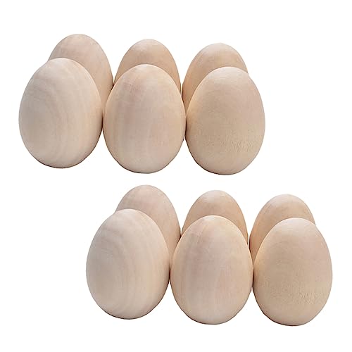 Warmhm 12Stücke Holzeier Für DIY Graffiti Eier Zum Bemalen Holzfarbe Bastelspielzeug Für Kreative Warmhm 12Stücke Holzeier Für DIY Graffiti Eier Zum Bemalen Holzfarbe Bastelspielzeug Für Kreative von Warmhm