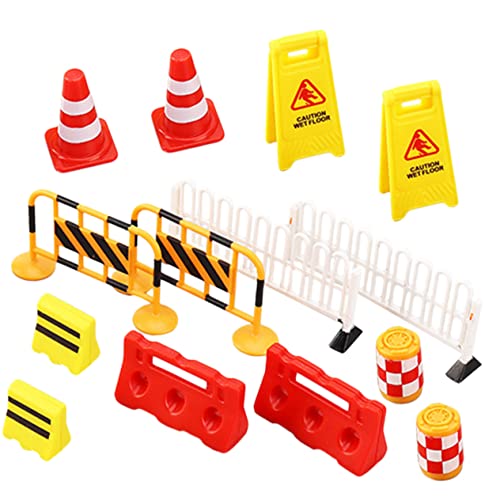 Warmhm 14 Stück Teiliges Verkehrszeichen Spielzeugset für Realistische Baustellen und Verkehrsbarrieren für Kreatives und Verkehrserziehung für Jungen und Mädchen Warmhm 14 Stück Teiliges Verkehrszeichen Spielzeugset für Realistische Baustellen und Verkehrsbarrieren für Kreatives und Verkehrserziehung für Jungen und Mädchen von Warmhm