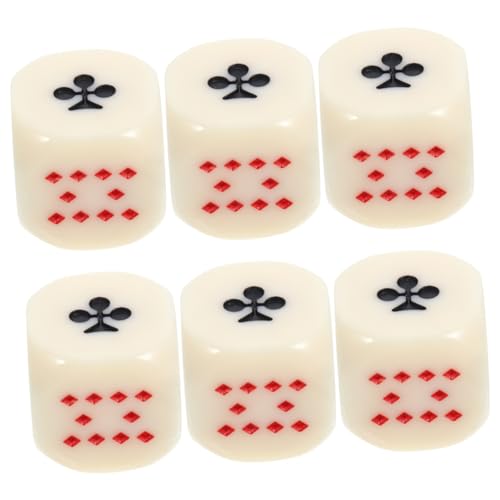 Warmhm 15 Stück Elfenbeinwürfel Spiele Für Geburtstagsfeiern Lustige Spielwürfel Würfel Mit Abgerundeten Ecken Tragbare Würfel Partyspiel -Requisiten Trinkspielwürfel Würfel-stütze Acryl Warmhm 15 Stück Elfenbeinwürfel Spiele Für Geburtstagsfeiern Lustige Spielwürfel Würfel Mit Abgerundeten Ecken Tragbare Würfel Partyspiel -Requisiten Trinkspielwürfel Würfel-stütze Acryl von Warmhm