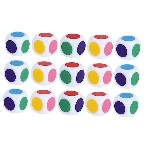 Warmhm 15 Stück Farbwürfel für Kinder Kognitive Lernwürfel aus Acryl Zählwürfel für Interaktive Spiele im Unterricht und Partyspiele Warmhm 15 Stück Farbwürfel für Kinder Kognitive Lernwürfel aus Acryl Zählwürfel für Interaktive Spiele im Unterricht und Partyspiele von Warmhm