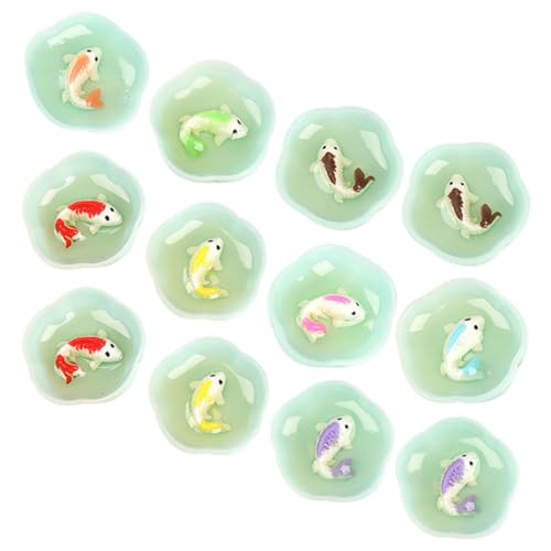 Warmhm 15 Stück Fischschalen DIY Deko für Puppenhaus Resin Goldfischschalen Gemischte Farben Kreative Bastelprojekte und Kleine Dekorationen Warmhm 15 Stück Fischschalen DIY Deko für Puppenhaus Resin Goldfischschalen Gemischte Farben Kreative Bastelprojekte und Kleine Dekorationen von Warmhm