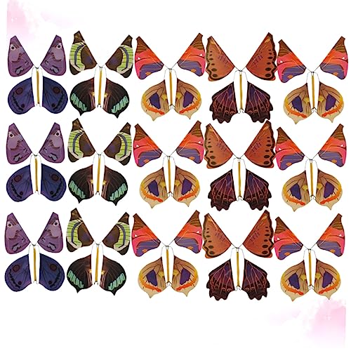 Warmhm 15 Stück Kinderschmetterling Aufblasbare Spielzeuge Für Drachen Fliegendes Schmetterlingsspielzeug Party Gefälligkeiten Magnetfliesen Für Auf von Warmhm