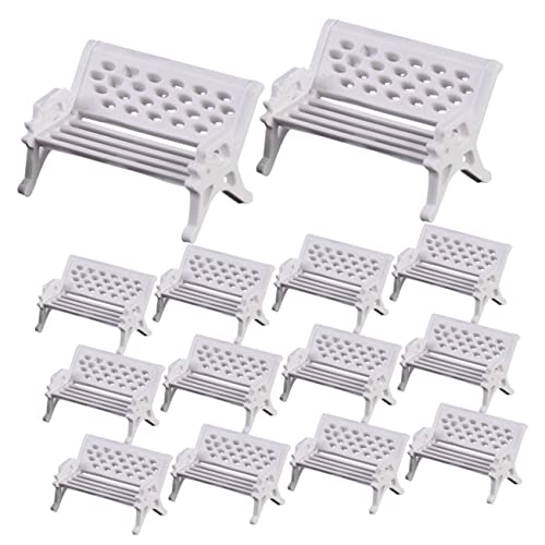 Warmhm 15 Stück Parkstuhl Dekoration Puppenhaus Puppenstubenmöbel Figuren Miniatur Dekoration Schlafzimmer Bedroom Decoration wohnzimmerdeko Hauszubehör mini Mini-Hausbank Abs Weiß Warmhm 15 Stück Parkstuhl Dekoration Puppenhaus Puppenstubenmöbel Figuren Miniatur Dekoration Schlafzimmer Bedroom Decoration wohnzimmerdeko Hauszubehör mini Mini-Hausbank Abs Weiß von Warmhm