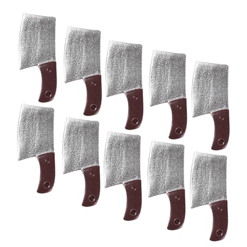 Warmhm 15 Stück Simulations Küchenmesser Mini Werkzeuge Miniatur Küchenzubehör Küchenutensilien Für Kleine Häuser Puppenhaus Miniatur Küchenutensilien Rollenspielmodelle von Warmhm