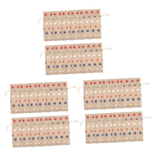 Warmhm 150 Stk. Flagge Geschenkbeutel Kordelzug Süßigkeitenbeutel Partydeko Robust Vielseitig für Münzen Bonbons Cookies Cosplay Fest von Warmhm
