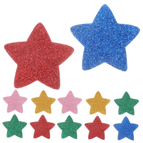 Warmhm 15Stücke Selbstklebende Sternaufkleber Aus DIY Dekorationssticker Für Bastelprojekte Für Kinderhandwerk Und Kreative Gestaltung von Warmhm