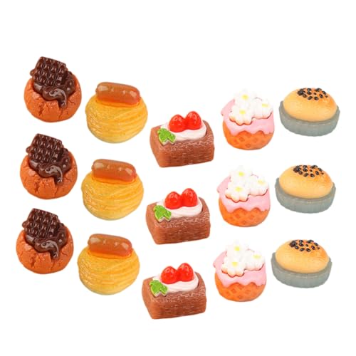 Warmhm 15Stücke Teiliges Miniaturkuchen Für Puppenhaus Dekoration Falsche Desserts Zur Präsentation Der Mini Für Kreative Fotorequisiten Und Exquisite Sammlungen Warmhm 15Stücke Teiliges Miniaturkuchen Für Puppenhaus Dekoration Falsche Desserts Zur Präsentation Der Mini Für Kreative Fotorequisiten Und Exquisite Sammlungen von Warmhm