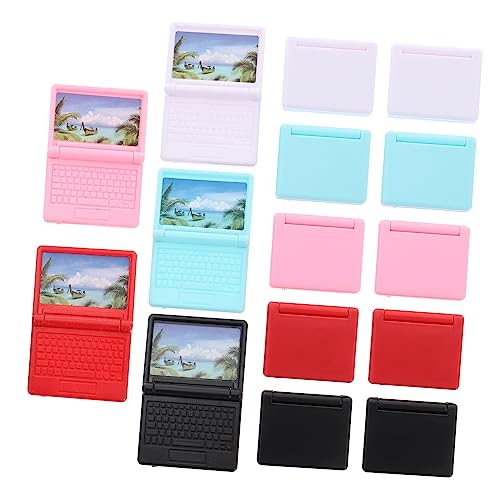 Warmhm 15Stücke Teiliges Plastik Laptop Für Puppenhaus Computerspielzeug Zubehör Für Puppenhaus Playsets Warmhm 15Stücke Teiliges Plastik Laptop Für Puppenhaus Computerspielzeug Zubehör Für Puppenhaus Playsets von Warmhm