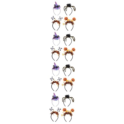 Warmhm 16 Stk Hexens Chädel Stirnband Kürbis-stirnbänder Halloween-haarbänder Für Kinder Make-up-stirnband Stirnband Zum Schminken Stirnbänder Für Cosplay Stirnbänder Für Kinder Plastik Warmhm 16 Stk Hexens Chädel Stirnband Kürbis-stirnbänder Halloween-haarbänder Für Kinder Make-up-stirnband Stirnband Zum Schminken Stirnbänder Für Cosplay Stirnbänder Für Kinder Plastik von Warmhm