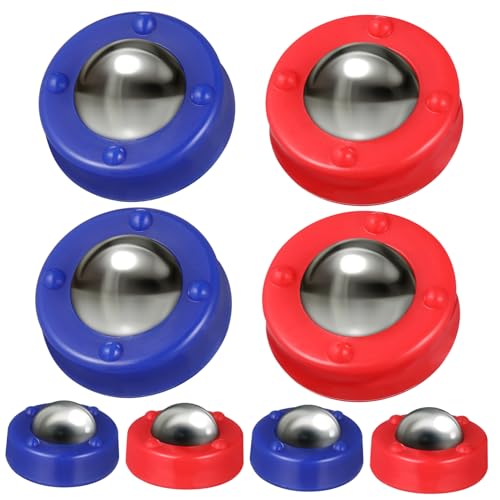 Warmhm 16 Stück Garnelenbrett Curling Slider für Ballpuck Schieberegler Teil Ausrüstung Tabletop-Curling-Spiel Eisstockschießen Schieber Perlenspielzeug Shuffleboard-Curling Stahl Warmhm 16 Stück Garnelenbrett Curling Slider für Ballpuck Schieberegler Teil Ausrüstung Tabletop-Curling-Spiel Eisstockschießen Schieber Perlenspielzeug Shuffleboard-Curling Stahl von Warmhm