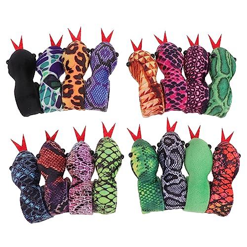 Warmhm 16 Stück Slap Armbänder mit Schlangen Design für Mitgebsel für Geburtstagsfeiern Farbenfrohe und Sichere Spielzeuge von Warmhm