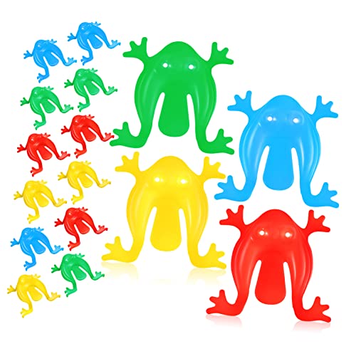 Warmhm 16 Stück Springfrösche Spielzeug für Kinder Kunststoff Frosch Springspielzeug in Verschiedenen Farben Hüpfspielzeug für Partys und Unterhaltung Warmhm 16 Stück Springfrösche Spielzeug für Kinder Kunststoff Frosch Springspielzeug in Verschiedenen Farben Hüpfspielzeug für Partys und Unterhaltung von Warmhm