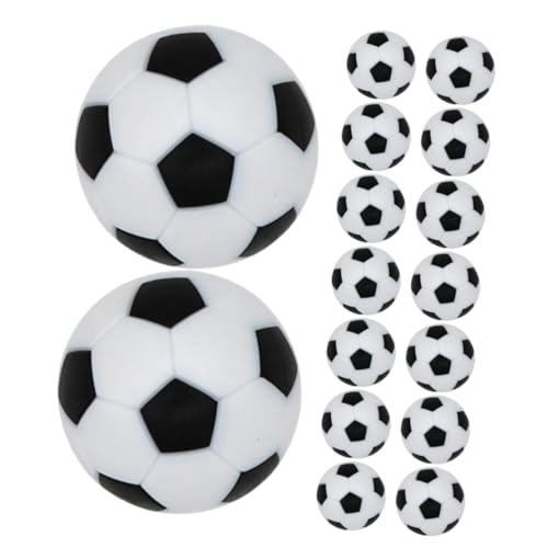 Warmhm 16pcs Foosball Tischbällchen Tisch Fußball Ersatzkugeln Mini -Foosball -bälle Tischfußballkugeln Für Tabletop Foosball -spielzubehör 23mm von Warmhm