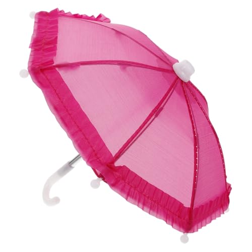 Warmhm 18 Regenschirm Spielzeuge Puppenhaus Kleine Regenschirme Winzige Puppen Puppenzubehör Mini Regenschirm Dekorativer Regenschirm Handy Regenschirm Regenschirm Gartenschirm von Warmhm