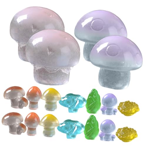 Warmhm 18 Stück Mini Luminöse Pilzpuppe Miniatur Wachsend Basteln Bastelset Bonsai-pilz Pilz-minifigur Pilzzubehör Pilzfigur Mini-pilz Pilz-Modell Harz Warmhm 18 Stück Mini Luminöse Pilzpuppe Miniatur Wachsend Basteln Bastelset Bonsai-pilz Pilz-minifigur Pilzzubehör Pilzfigur Mini-pilz Pilz-Modell Harz von Warmhm