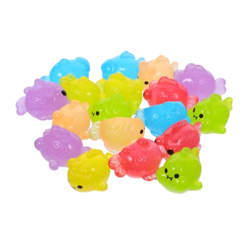 Warmhm 18 Stück Teiliges Miniatur Harz Goldfisch Leuchtende Aquarium Dekorationen Automatische Nachtbeleuchtung Kleine Meeresfiguren für DIY Fischbecken Büro und Schlafzimmer Zubehör Warmhm 18 Stück Teiliges Miniatur Harz Goldfisch Leuchtende Aquarium Dekorationen Automatische Nachtbeleuchtung Kleine Meeresfiguren für DIY Fischbecken Büro und Schlafzimmer Zubehör von Warmhm