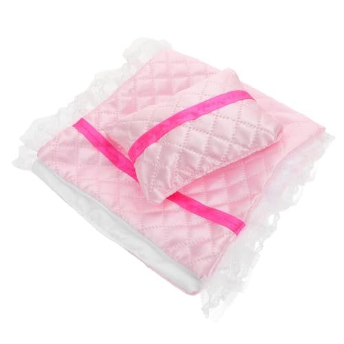 Warmhm 1Satz Bettwäsche Set für Puppenhaus Schlafzimmer Bettlaken und Kissen Hochwertiges Puppenhaus Zubehör für Kreative Einrichtungen Vielseitig und Platzsparend Warmhm 1Satz Bettwäsche Set für Puppenhaus Schlafzimmer Bettlaken und Kissen Hochwertiges Puppenhaus Zubehör für Kreative Einrichtungen Vielseitig und Platzsparend von Warmhm