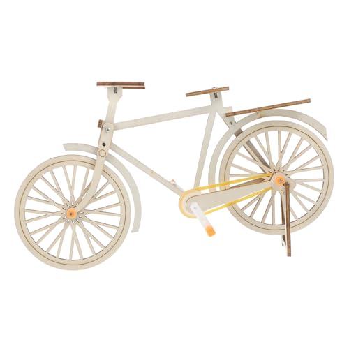 Warmhm 1Satz Fahrradmodell Bausatz DIY Holz Fahrrad Statue Für Vintage Dekoration Kreatives Bastelset Für Erwachsene Fahrrad Schmuck Handgefertigtes Modell von Warmhm
