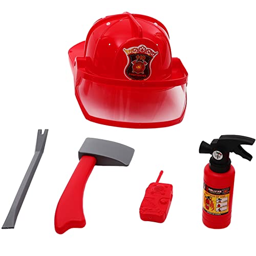 Warmhm 1Satz Feuerwehrmann Hut Feuerwehr Cosplay Kit für Kleinkinder Teiliges Spielzeugzubehör für Kreatives Rollenspiel und Fantasievolles für Karneval und Kostümpartys Warmhm 1Satz Feuerwehrmann Hut Feuerwehr Cosplay Kit für Kleinkinder Teiliges Spielzeugzubehör für Kreatives Rollenspiel und Fantasievolles für Karneval und Kostümpartys von Warmhm