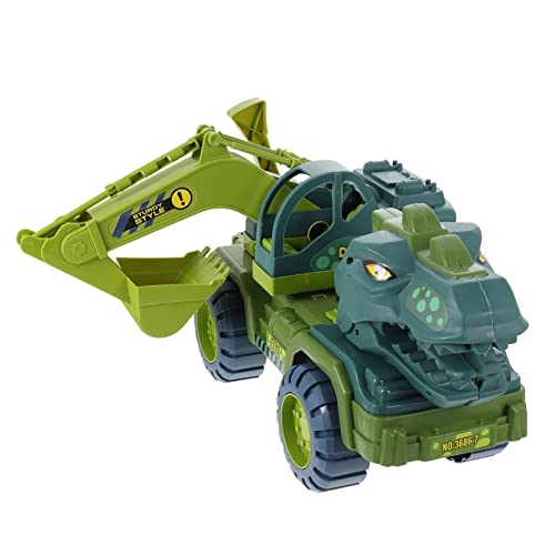 Warmhm 1Satz Großes Dinosaurier Aufziehauto Bagger Für Schiebespielzeug Mit Dinosaurier Design Kinderspielzeug Für Jungen Und Ab Jahren von Warmhm