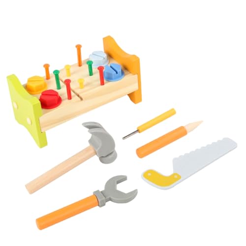 Warmhm 1Satz Hämmerchen Spielzeugset Hämmerung Peg Workbench Mit Pädagogischem Holzspielzeug Für Kleinkinder Fördert Kreativität Motorische Fähigkeiten Für Interaktives Warmhm 1Satz Hämmerchen Spielzeugset Hämmerung Peg Workbench Mit Pädagogischem Holzspielzeug Für Kleinkinder Fördert Kreativität Motorische Fähigkeiten Für Interaktives von Warmhm