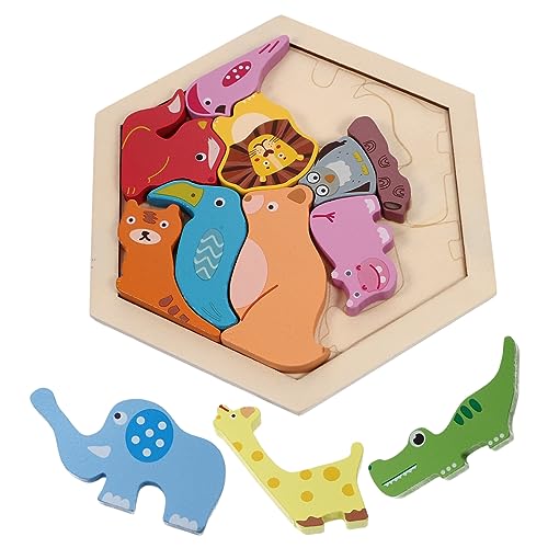 Warmhm 1Satz Holzpuzzle für Kleinkinder Interaktives Farbwahrnehmung und Geometrischen Formen für Jahre Sicheres und Langlebiges Holz Tierspielzeug Warmhm 1Satz Holzpuzzle für Kleinkinder Interaktives Farbwahrnehmung und Geometrischen Formen für Jahre Sicheres und Langlebiges Holz Tierspielzeug von Warmhm