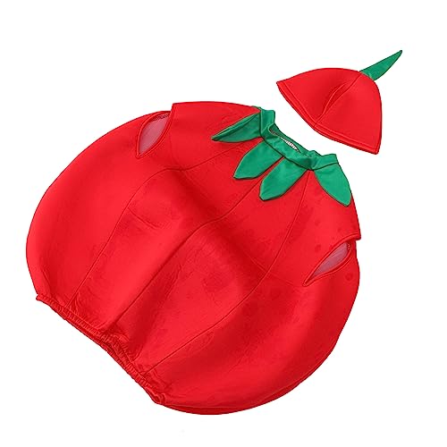 Warmhm 1Satz Kinderkostüm Tomatenform für Jungen und Mädchen Cosplay Kleidung mit Hut Geeignet für Jahre Gemüseverkleidung für Aufführungen und Rollenspiele Warmhm 1Satz Kinderkostüm Tomatenform für Jungen und Mädchen Cosplay Kleidung mit Hut Geeignet für Jahre Gemüseverkleidung für Aufführungen und Rollenspiele von Warmhm