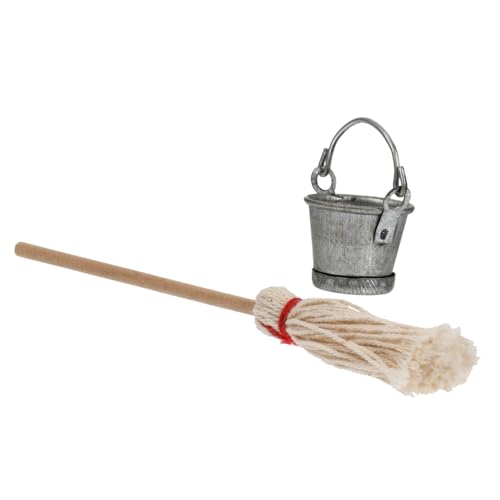 Warmhm 1Satz Mini Mop Und Eimer Dekorative Zubehör Für Puppenhäuser Handwerk Und Hausdeko Für Miniaturpool Und Kreative Bastelprojekte Warmhm 1Satz Mini Mop Und Eimer Dekorative Zubehör Für Puppenhäuser Handwerk Und Hausdeko Für Miniaturpool Und Kreative Bastelprojekte von Warmhm