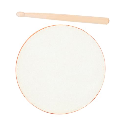Warmhm 1Satz Musikinstrument Handtrommel Aus Holz Frühes Pädagogisches Für Kleinkinder Mini Trommelspielzeug Mit Sticks Für Musikalische von Warmhm
