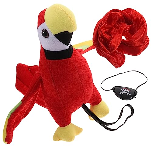 Warmhm 1Satz Piraten Kostümset mit Papagei Bandana und Augenklappe Lustiger Partyhut für Halloween Cosplay und Mottopartys Leicht und Platzsparend Warmhm 1Satz Piraten Kostümset mit Papagei Bandana und Augenklappe Lustiger Partyhut für Halloween Cosplay und Mottopartys Leicht und Platzsparend von Warmhm