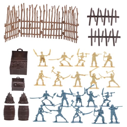 Warmhm 1Satz Piraten Soldaten Set Für Mini Piraten Figuren Mit Zubehörteilen Für Rollenspiele Und Kreative Im Kinderzimmer Warmhm 1Satz Piraten Soldaten Set Für Mini Piraten Figuren Mit Zubehörteilen Für Rollenspiele Und Kreative Im Kinderzimmer von Warmhm