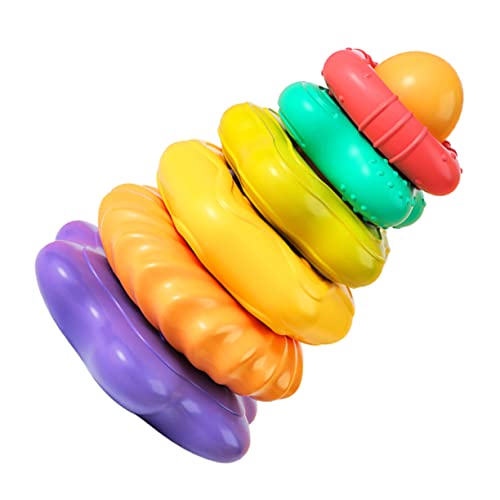 Warmhm 1Satz Stapelspielzeug Regenbogen Säulenspielzeug Für Kreatives Pädagogisches Stapelspiel Für Kleinkinder Fördert Feinmotorik Und Farbverständnis Warmhm 1Satz Stapelspielzeug Regenbogen Säulenspielzeug Für Kreatives Pädagogisches Stapelspiel Für Kleinkinder Fördert Feinmotorik Und Farbverständnis von Warmhm