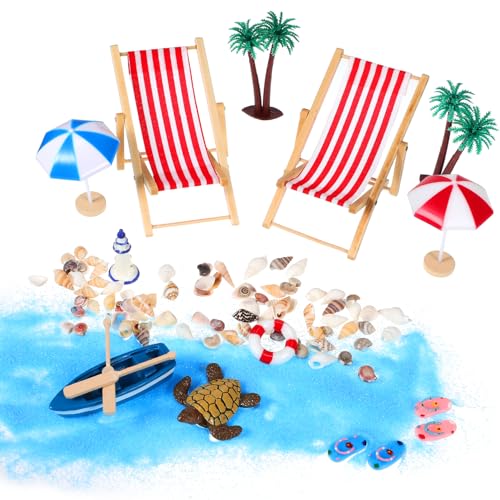 Warmhm 1Satz Strandset mit Realistischen Dekorationen Zubehör für Mikrolandschaften für Puppenhaus Dekoration oder Tischgestaltung Fördert Kreativität und Interaktives Warmhm 1Satz Strandset mit Realistischen Dekorationen Zubehör für Mikrolandschaften für Puppenhaus Dekoration oder Tischgestaltung Fördert Kreativität und Interaktives von Warmhm