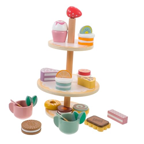 Warmhm 1Satz Teeservice Set aus Stufiger Dessertstand für Rollenspiele Realistische Kuchensimulation für Kleine für Kreative Teepartys und Lernspiele Warmhm 1Satz Teeservice Set aus Stufiger Dessertstand für Rollenspiele Realistische Kuchensimulation für Kleine für Kreative Teepartys und Lernspiele von Warmhm