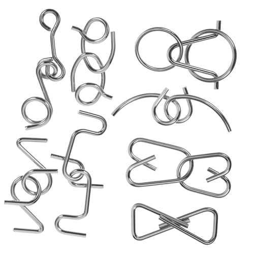 Warmhm 1Satz Teilige Metall Rätselschlösser Intelligentes Denkspiel Für Interaktive Puzzles Für Logisches Und Gehirntraining Für Puzzle Fans von Warmhm