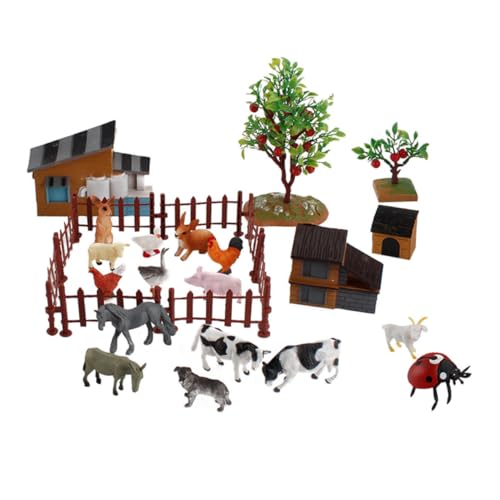 Warmhm 1Satz Teiliges Mini Bauernhof Tier Figuren Kreatives Mit Bauernhaus Modell Und Miniaturszene Accessoires Für Ab Jahren Pädagogisches Für Fantasievolles Warmhm 1Satz Teiliges Mini Bauernhof Tier Figuren Kreatives Mit Bauernhaus Modell Und Miniaturszene Accessoires Für Ab Jahren Pädagogisches Für Fantasievolles von Warmhm