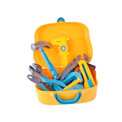 Warmhm Teiliges Set Junge Mädchen Werkzeugkasten Mit Bohrmaschine Simulation Werkzeug Set Für Kleinkinder Lernspielzeug Für Jungen Und Mädchen von Warmhm