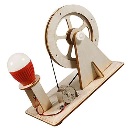 Warmhm 1Satz Tragbarer Handgenerator Für DIY Elektrischer Generator Lernspielzeug Für Wissenschaftsexperimente Holz Bausatz Mit Kreatives Bastelprojekt von Warmhm