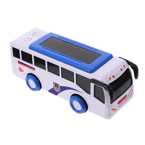 Warmhm 1Stück Bus Für Trägheitsauto Mit Licht Und Musik Sicheres Lernspielzeug Für Kreative Spiele Für Geburtstage Und Feiertage von Warmhm