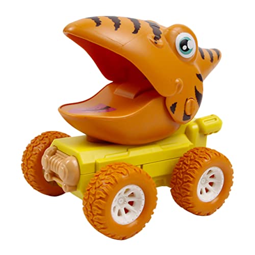 Warmhm 1Stück Cartoon Dinosaurier Reibungsauto Dinosaurierfahrzeugspielzeug Für Trägheits Autospielzeug Im Zufällige Farben Für Jungen Und Mädchen Ab Jahren von Warmhm