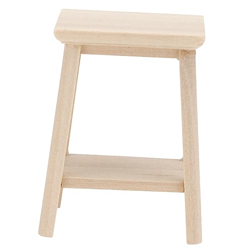 Warmhm 1Stück DIY Möbel Tragbarer Miniaturhocker Verarbeitung für Mini Möbel Handwerkliches Design Kompakt und Leicht Warmhm 1Stück DIY Möbel Tragbarer Miniaturhocker Verarbeitung für Mini Möbel Handwerkliches Design Kompakt und Leicht von Warmhm
