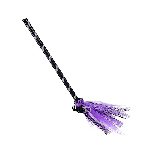 Warmhm 1Stück Hexenbesen Für Halloween Kreative Besenverzierung Für Partys Besom Prop Für Erwachsene Für Deko Warmhm 1Stück Hexenbesen Für Halloween Kreative Besenverzierung Für Partys Besom Prop Für Erwachsene Für Deko von Warmhm