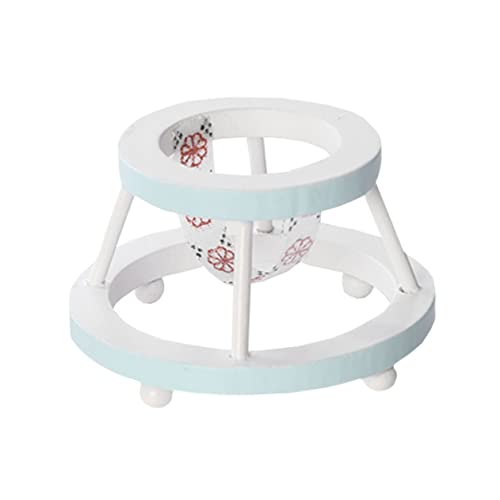 Warmhm 1Stück Mini House Holzmodell Exquisite Walker mit Beweglicher Tür für Fotografie und Kinderspielzeug und Langlebig Perfektes Zubehör für Mini Möbel Sammler von Warmhm