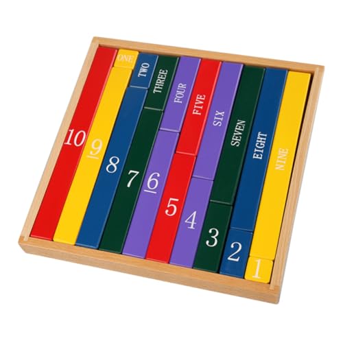 Warmhm 1Stück Montessori Farbige Zahlenstangen Pädagogisches Holzspielzeug Für Ab Jahren Lernspielzeug Mathematik Und Motorik Für Jungen Warmhm 1Stück Montessori Farbige Zahlenstangen Pädagogisches Holzspielzeug Für Ab Jahren Lernspielzeug Mathematik Und Motorik Für Jungen von Warmhm