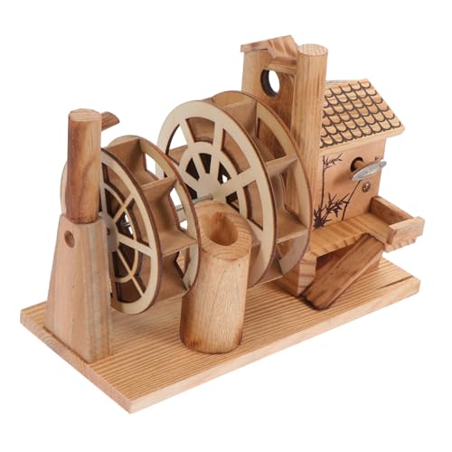 Warmhm 1Stück Musikalisches Wasserradmodell Handbetriebenes Holzspielzeug für Kreative Hausdekoration für Geburtstage und Feiertage Warmhm 1Stück Musikalisches Wasserradmodell Handbetriebenes Holzspielzeug für Kreative Hausdekoration für Geburtstage und Feiertage von Warmhm
