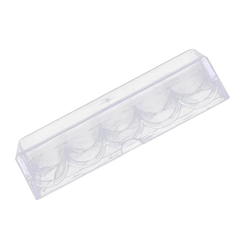 Warmhm 1Stück Transparente Poker Chipbehälter Aufbewahrungsbox Für Spielchips Langlebig Und Praktisch Für Pokerabende Chips Organizer Mit Deckel von Warmhm