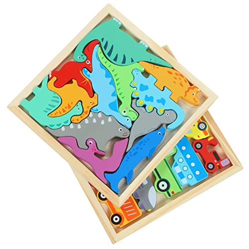 Warmhm 2 Kartons Boxen Holzpuzzle für Lernpuzzle mit Bunten Cartoon Designs Fördert Hand Augen Koordination und Problemlösungsfähigkeiten für Jungen Warmhm 2 Kartons Boxen Holzpuzzle für Lernpuzzle mit Bunten Cartoon Designs Fördert Hand Augen Koordination und Problemlösungsfähigkeiten für Jungen von Warmhm
