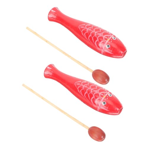 Warmhm 2 Paare Holz Fischspielzeug für Percussion Instrumente aus Hochwertigem Holz Traditionelles Handwerk Musikinstrument für Kleine Musiker Fördert Musikalische Fähigkeiten und Warmhm 2 Paare Holz Fischspielzeug für Percussion Instrumente aus Hochwertigem Holz Traditionelles Handwerk Musikinstrument für Kleine Musiker Fördert Musikalische Fähigkeiten und von Warmhm