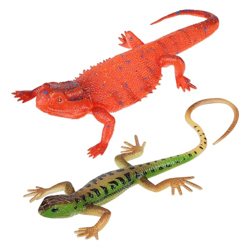 Warmhm 2 Pcs Kunststoff Reptil Figuren Simulation Modell Realistische Reptil Realistische Warmhm 2 Pcs Kunststoff Reptil Figuren Simulation Modell Realistische Reptil Realistische von Warmhm