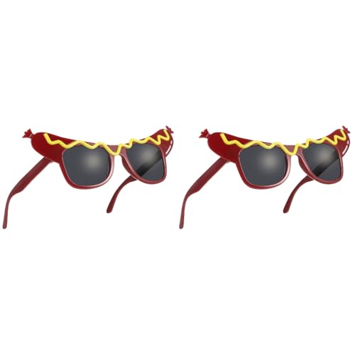 Warmhm 2 Pcs Lustige Sonnenbrille Hot Dog Form Brille Für Frauen Mann Maskerade Kostümzubehör Eyewears Für Geburtstag Halloween Party Dekorationen Warmhm 2 Pcs Lustige Sonnenbrille Hot Dog Form Brille Für Frauen Mann Maskerade Kostümzubehör Eyewears Für Geburtstag Halloween Party Dekorationen von Warmhm
